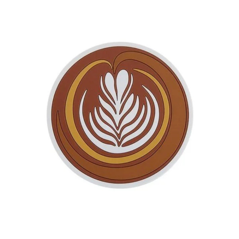 Creative Coaster Latte Art Pattern Placemat, Shape 2