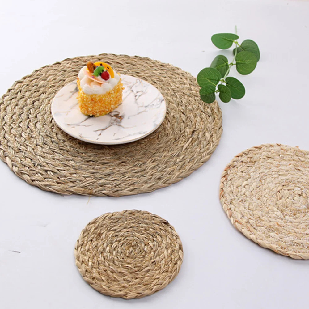 Woven Aquatic Plants Thread Jute Cup Coaster