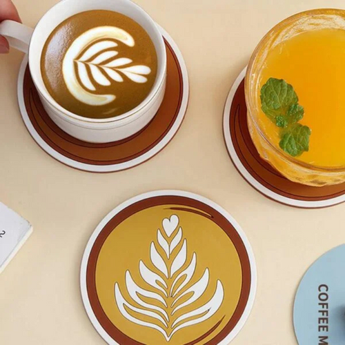 Creative Coaster Latte Art Pattern Placemat