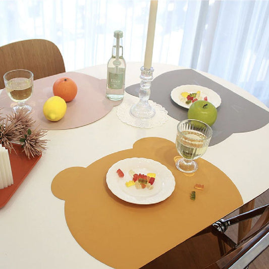 Bear Vegan Leather Placemat